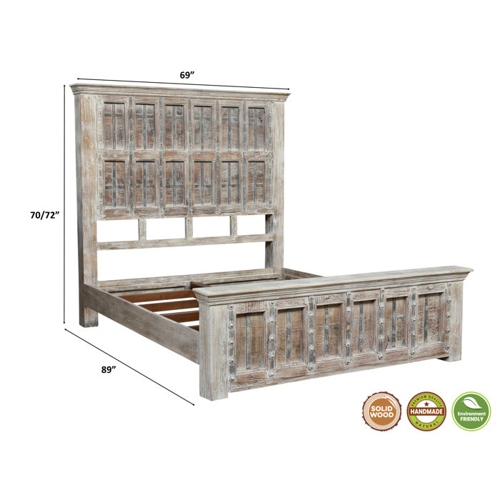 TaranDesigns Solid Wood Standard 3 Piece Bedroom Set Wayfair